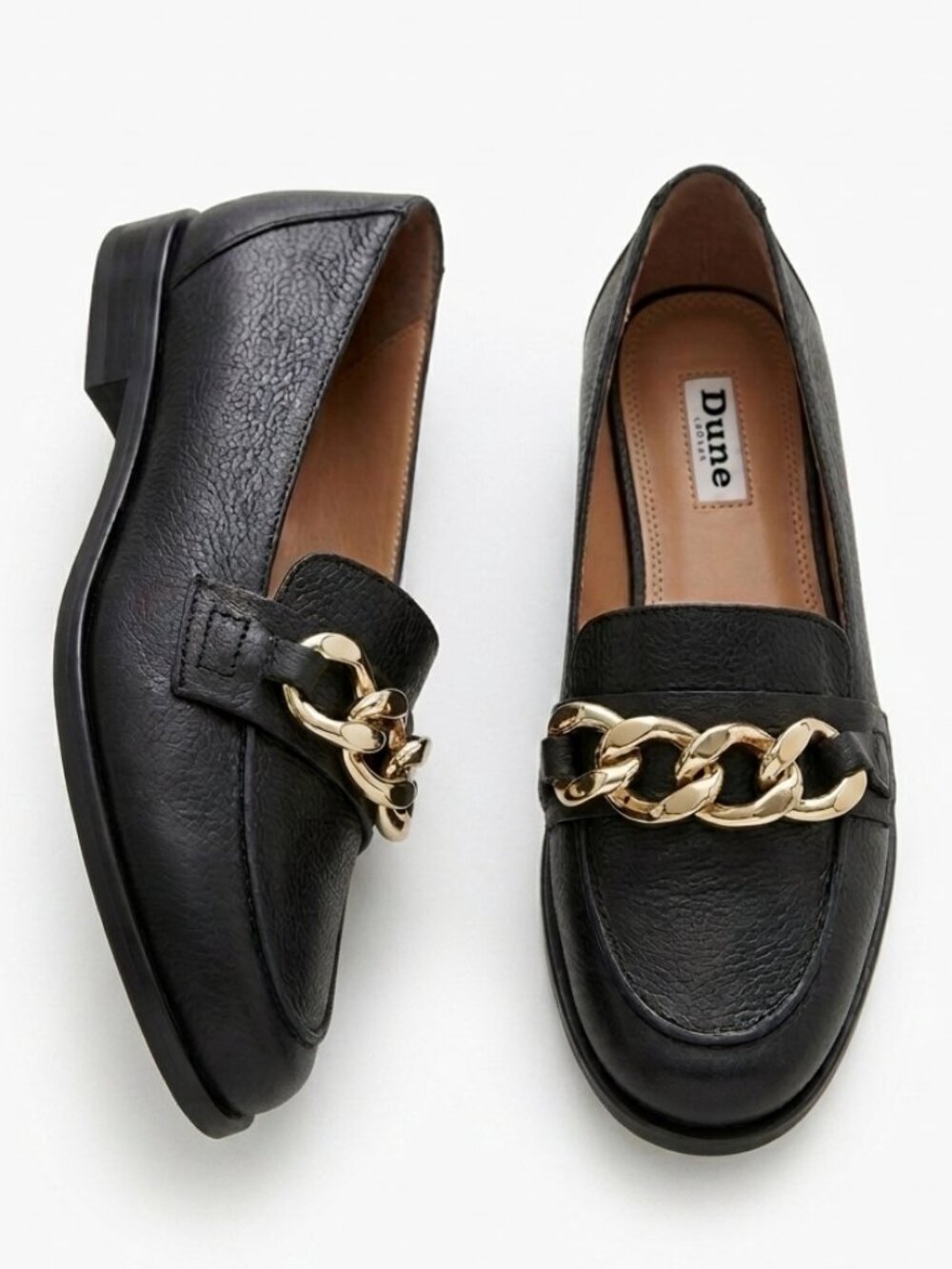 NWOT Dune London Women's Leather Loafers - EU 37